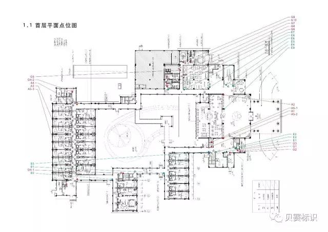 酒店標(biāo)識設(shè)計點位圖