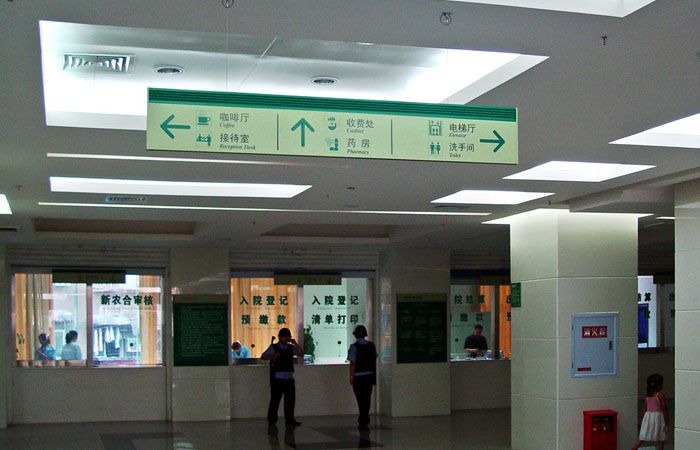 醫(yī)院方向指引吊牌