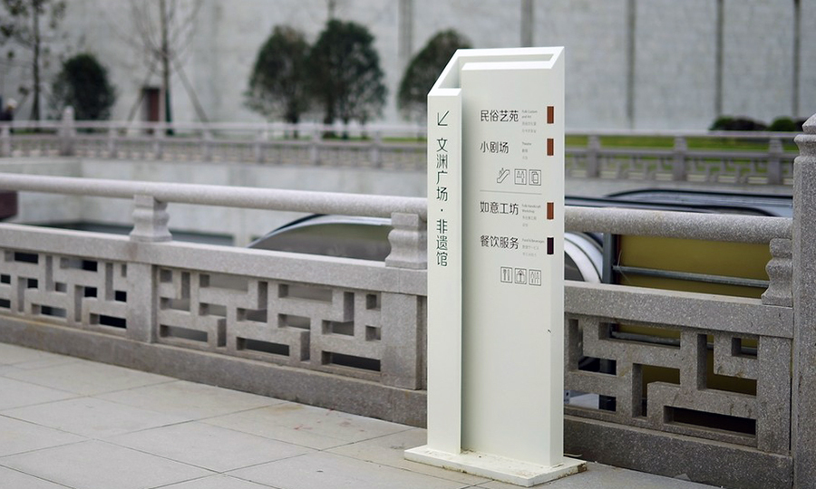 博物館標(biāo)識(shí)立牌